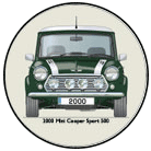Mini Cooper Sport 2000 (green) Coaster 6